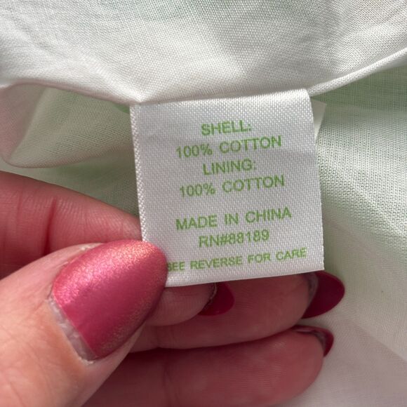 Lilly Pulitzer Richelle Strapless Dress Cotton Shorely Blue Mojo Size 8 L184 - Picture 10 of 11